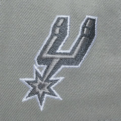 San Antonio Spurs Thunderstorm Head Coach Pro Crown Snapback Hat - Gray | Mitchell & Ness sale