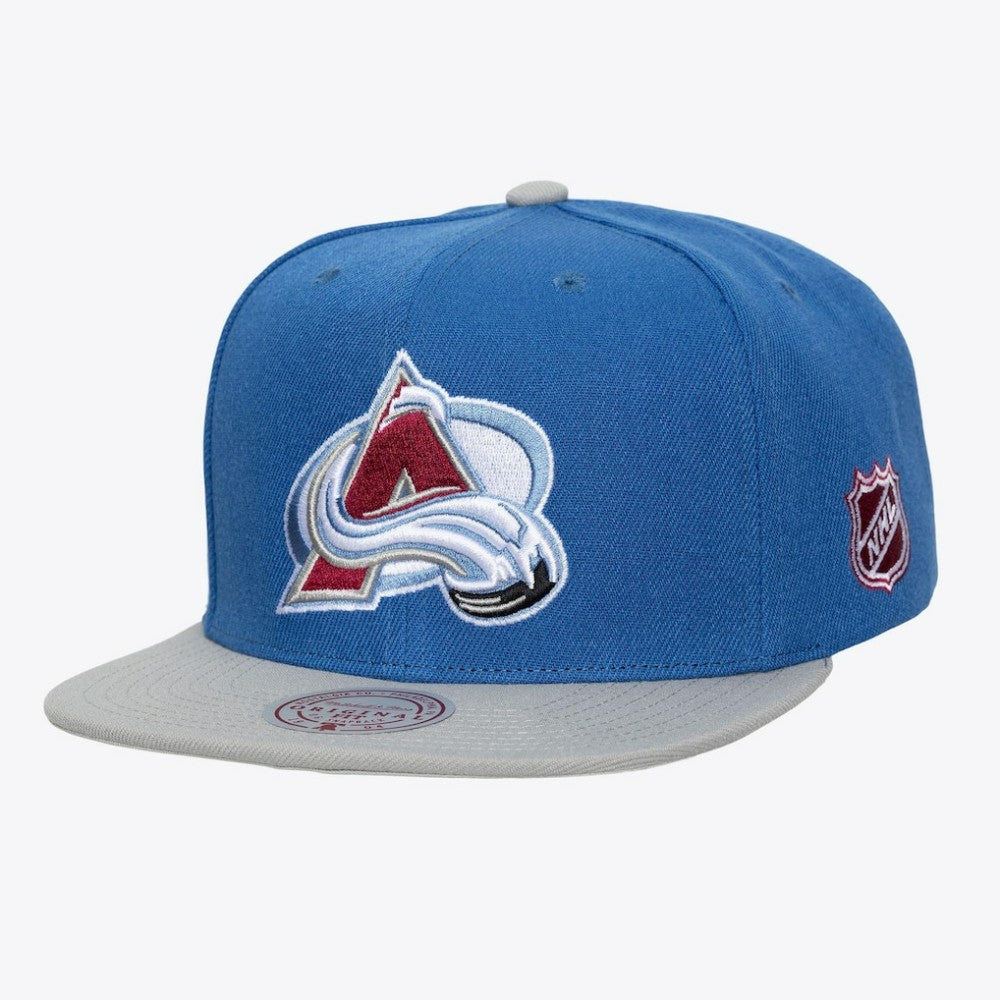 Colorado Avalanche Mitchell & Ness Legendary Home Snapback Hat Blue