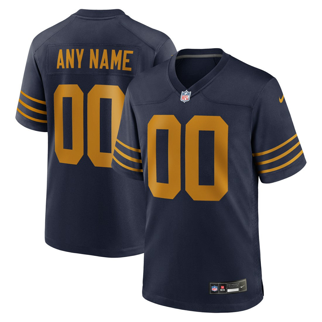 Green Bay Packers The 1923 Classic Game Custom Jersey - Navy | Nike outlet