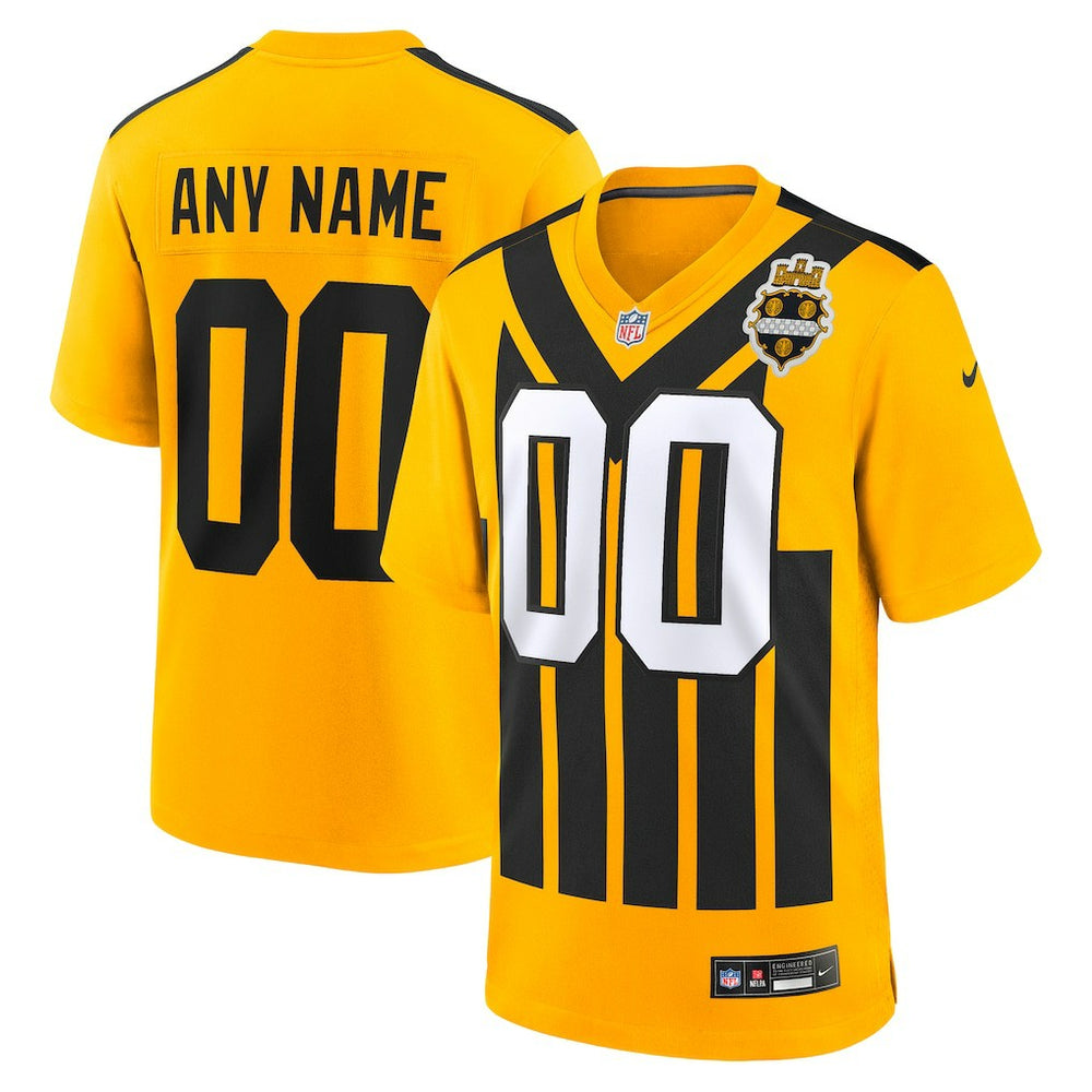 Pittsburgh Steelers Alternate 1933 Throwback Game Custom Jersey - Gold | Nike sale