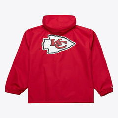 Kansas City Chiefs Coaches Full-Snap Hooded Windbreaker Jacket - Red cheap
