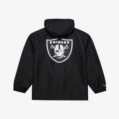 Las Vegas Raiders Coaches Full-Snap Hooded Windbreaker Jacket - Black for sale