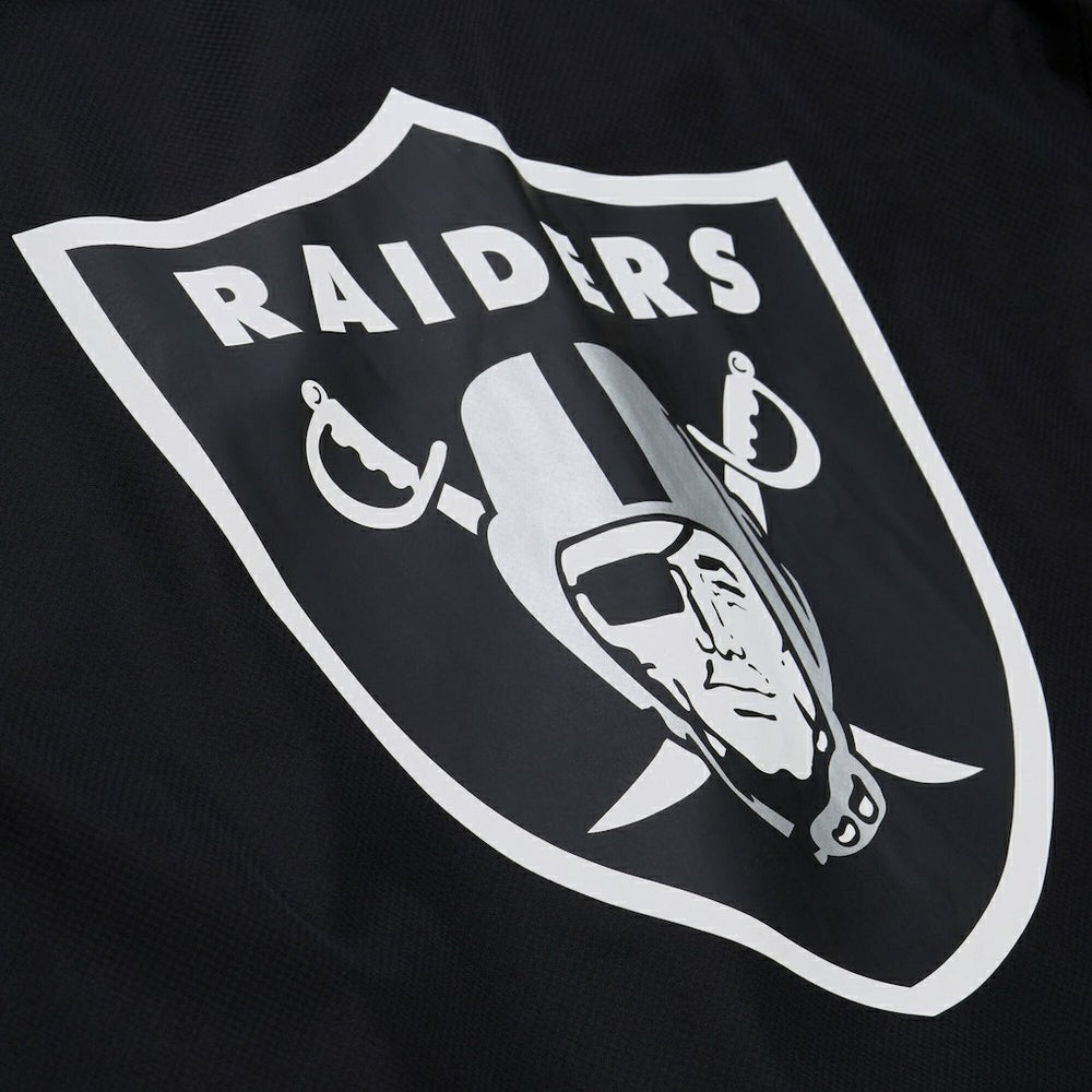 Las Vegas Raiders Coaches Full-Snap Hooded Windbreaker Jacket - Black for sale
