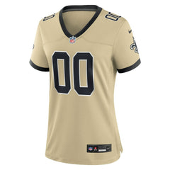 New Orleans Saints Women's Gameday Golds Alternate Custom Game Jersey - Gold | Nike cheap