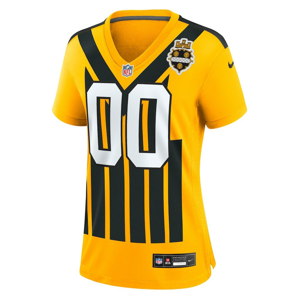 Pittsburgh Steelers Women's Alternate 1933 Throwback Game Custom Jersey - Gold | Nike for sale