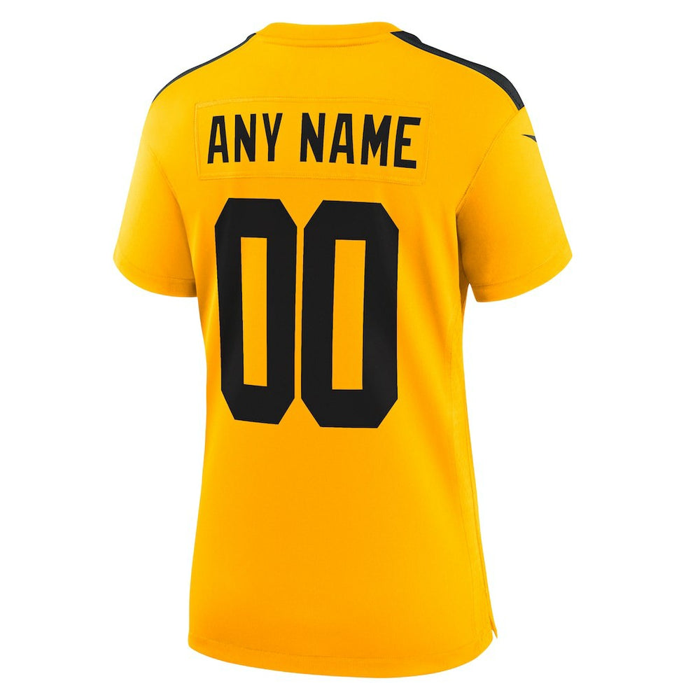 Pittsburgh Steelers Women's Alternate 1933 Throwback Game Custom Jersey - Gold | Nike for sale