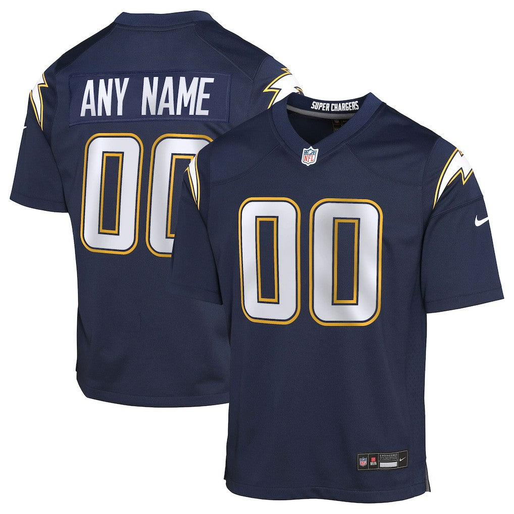 Los Angeles Chargers Youth Alternate Super Chargers Game Custom Jersey - Navy | Nike online