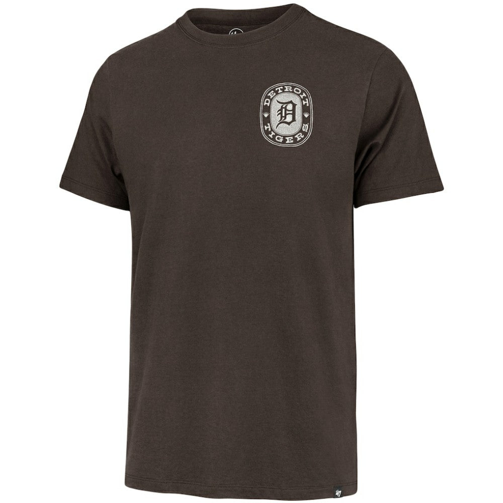 Detroit Tigers Back Canyon Franklin T-Shirt - Brown | 47 brand