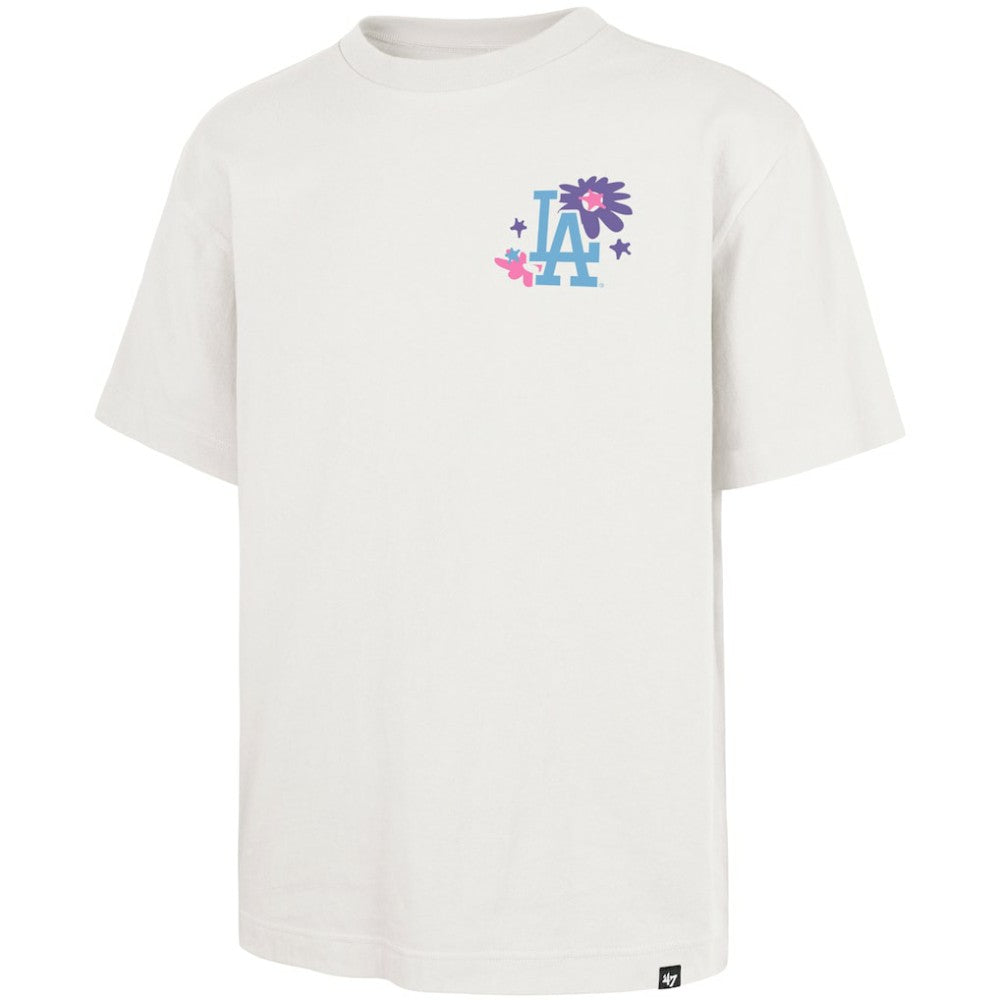 Los Angeles Dodgers Flora Foundation T-Shirt - Cream | 47 brand
