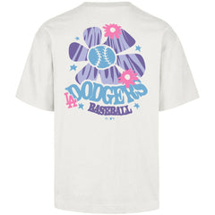Los Angeles Dodgers Flora Foundation T-Shirt - Cream | 47 brand