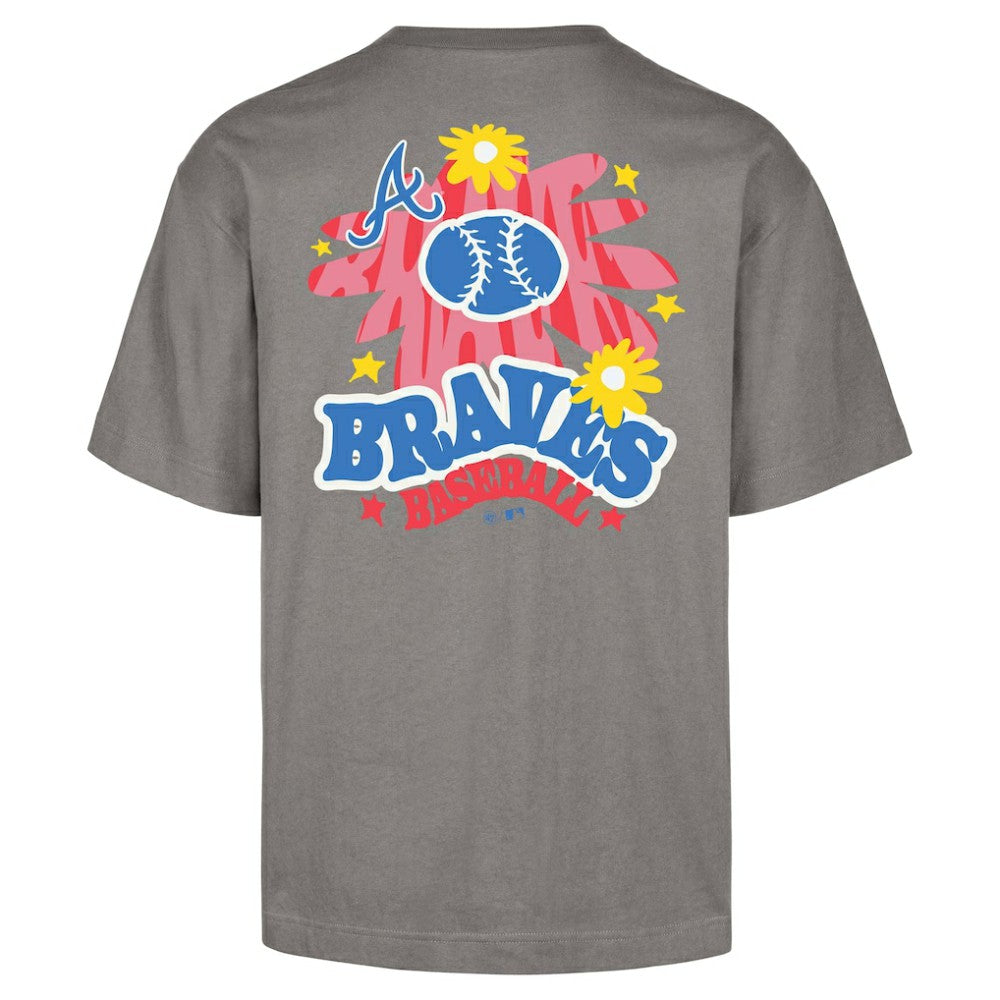 Atlanta Braves Flora Foundation T-Shirt - Gray | 47 brand