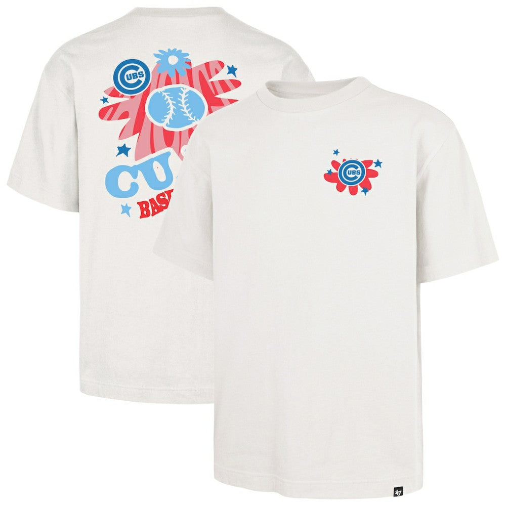 Chicago Cubs Flora Foundation T-Shirt - Cream | 47 brand