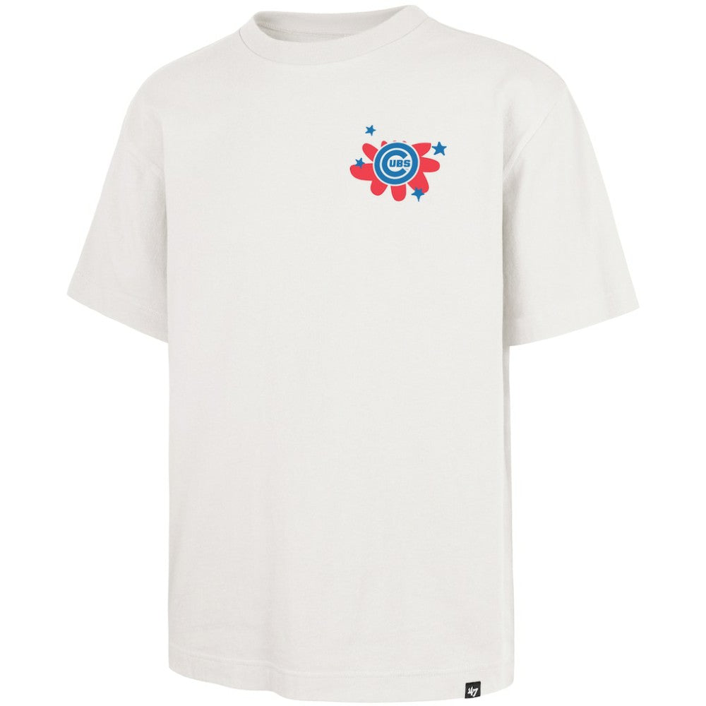 Chicago Cubs Flora Foundation T-Shirt - Cream | 47 brand
