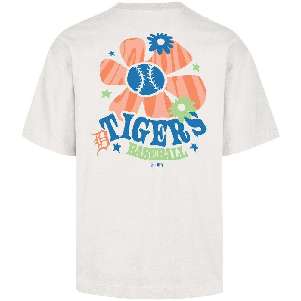 Detroit Tigers Flora Foundation T-Shirt - Cream | 47 brand