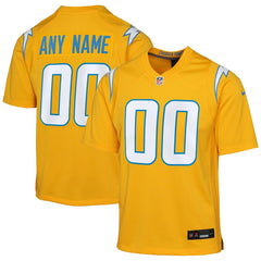 Los Angeles Chargers Youth Alternate Charger Power Game Custom Jersey - Gold | Nike outlet