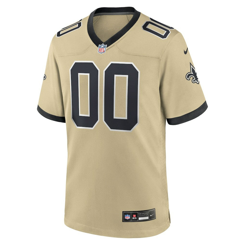 New Orleans Saints Youth Gameday Golds Alternate Custom Game Jersey - Gold | Nike for sale