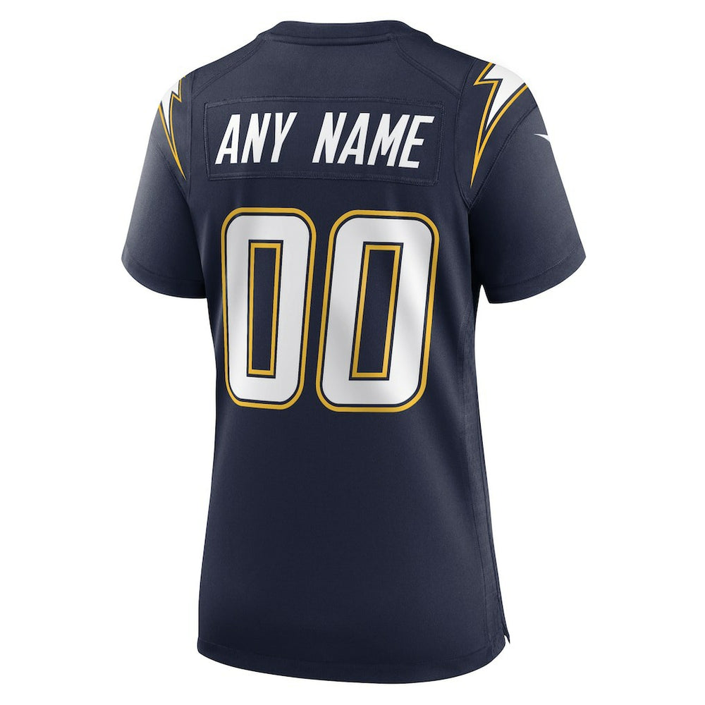 Los Angeles Chargers Women's Alternate Super Chargers Game Custom Jersey - Navy | Nike on sale