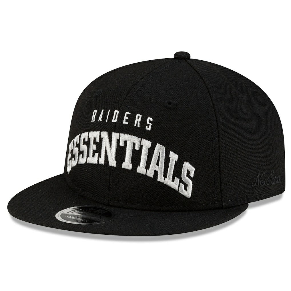 Las Vegas Raiders New Era x Fear of God x NFL 9FIFTY Snapback Hat - Black cheap