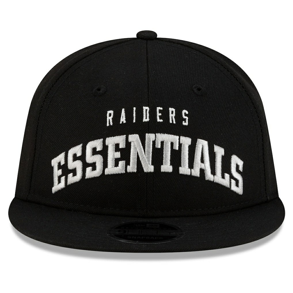 Las Vegas Raiders New Era x Fear of God x NFL 9FIFTY Snapback Hat - Black cheap
