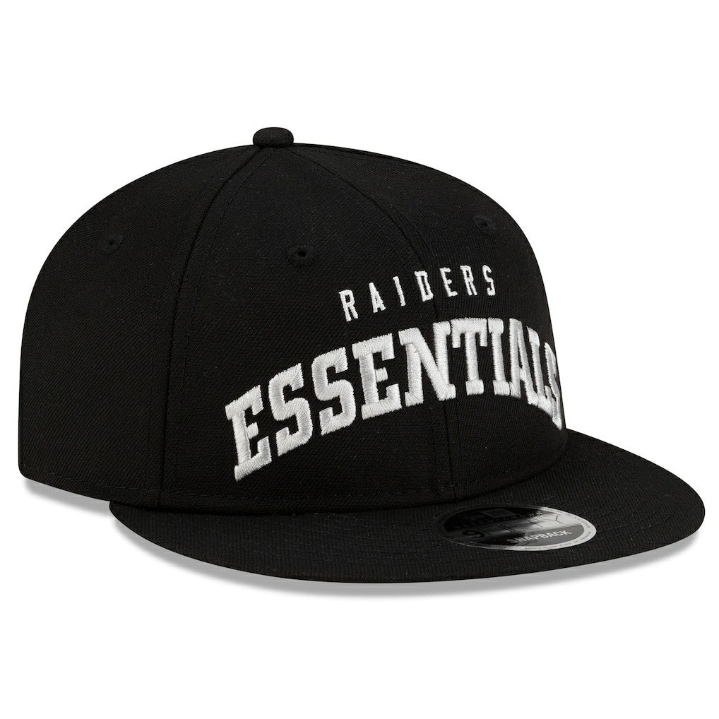 Las Vegas Raiders New Era x Fear of God x NFL 9FIFTY Snapback Hat - Black cheap