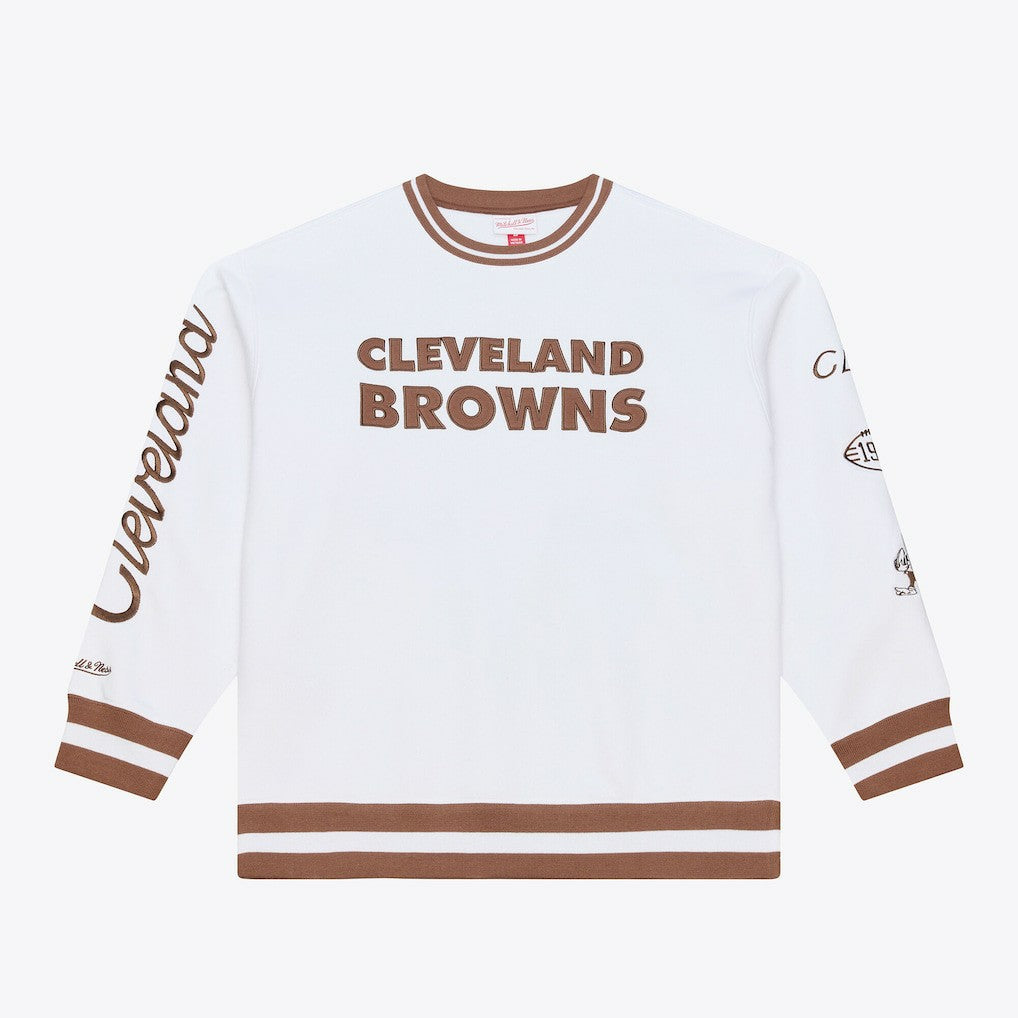 Cleveland Browns Arctic Fleece Sweatshirt - White sale