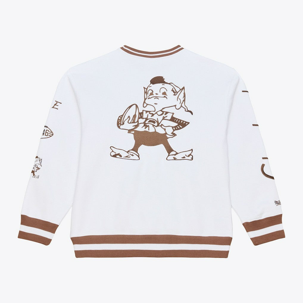 Cleveland Browns Arctic Fleece Sweatshirt - White sale