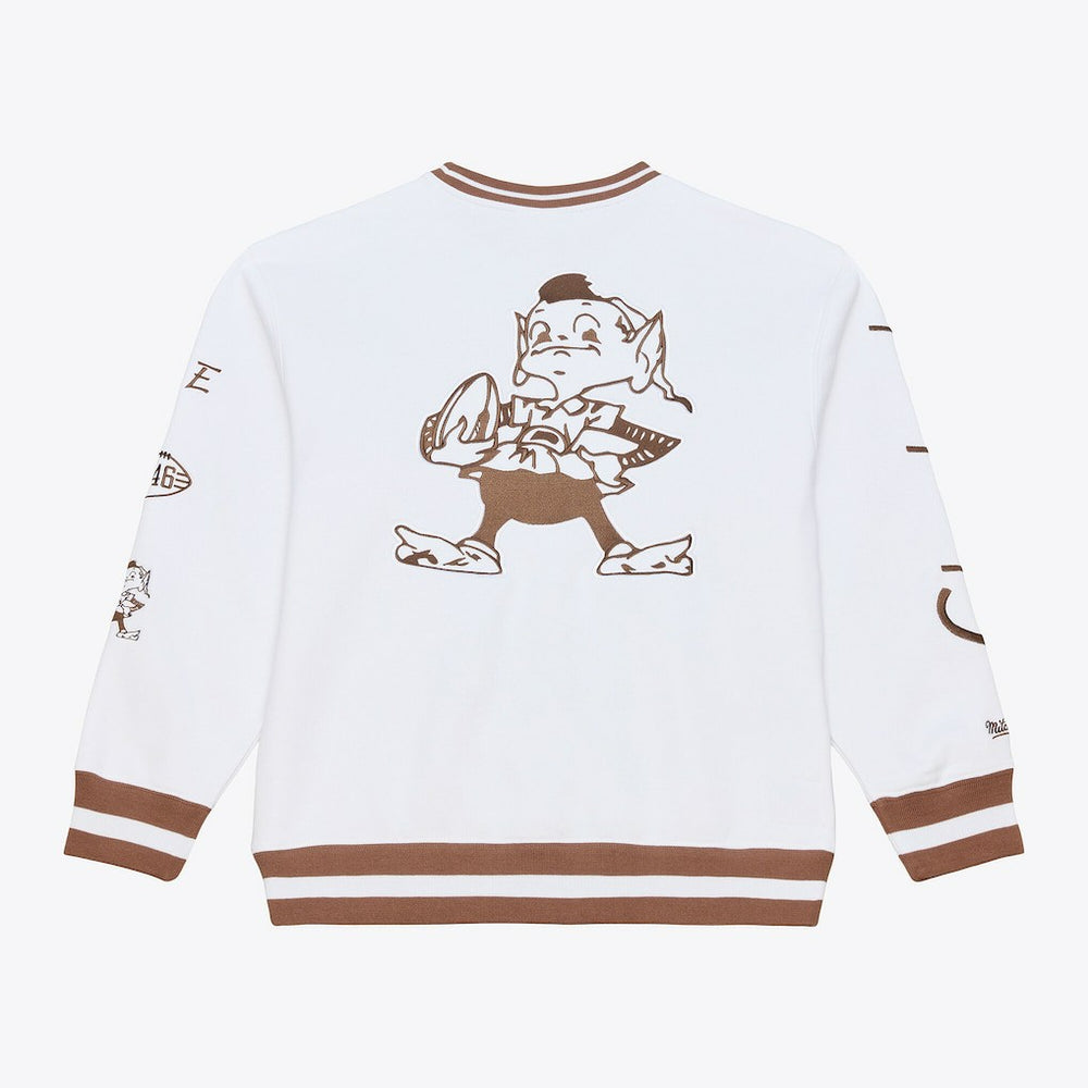 Cleveland Browns Arctic Fleece Sweatshirt - White sale
