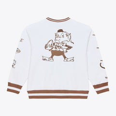 Cleveland Browns Arctic Fleece Sweatshirt - White sale
