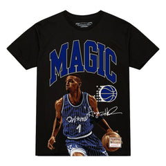 Penny Hardaway Orlando Magic Hardwood Classics Player Arch T-Shirt - Black | Mitchell & Ness cheap