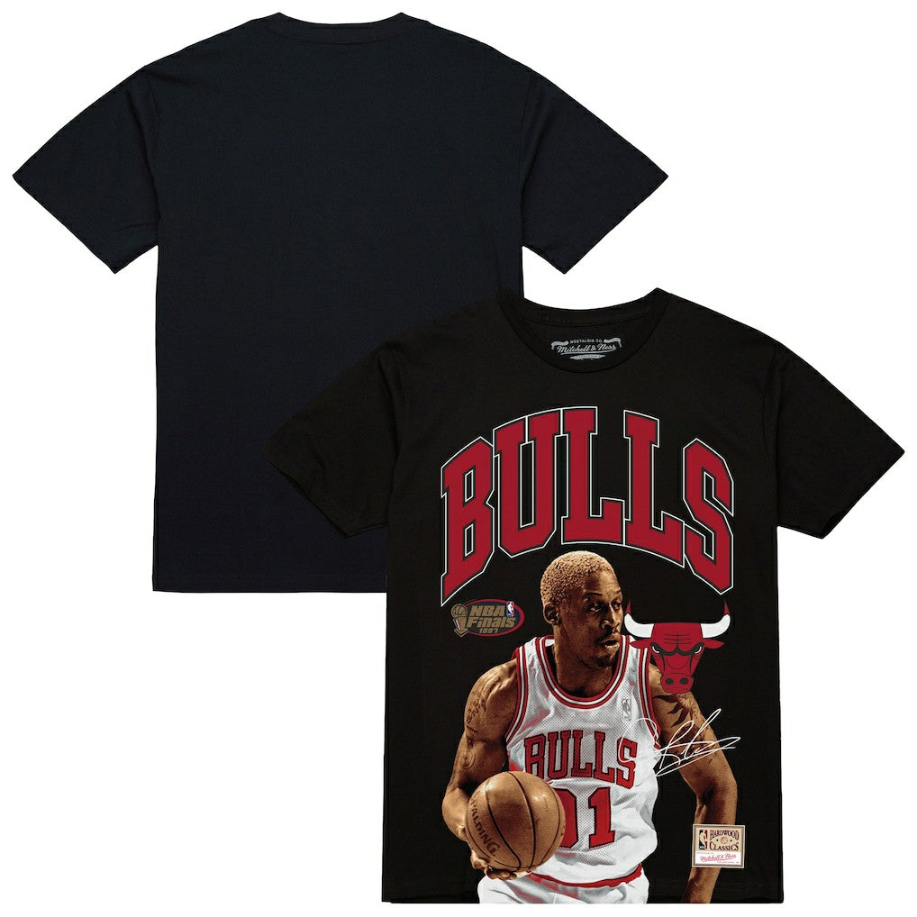 Dennis Rodman Chicago Bulls Hardwood Classics Player Arch T-Shirt sale - Black | Mitchell & Ness discount
