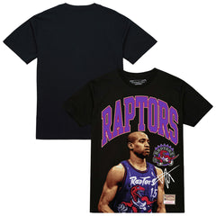 Vince Carter Toronto Raptors Hardwood Classics Player Arch T-Shirt - Black | Mitchell & Ness discount