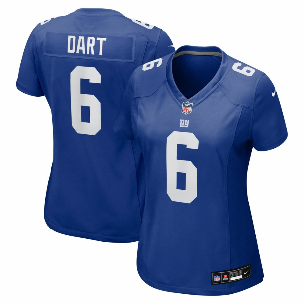 Jaxson Dart New York Giants Women's Team Game Jersey - Royal | Nike for sale