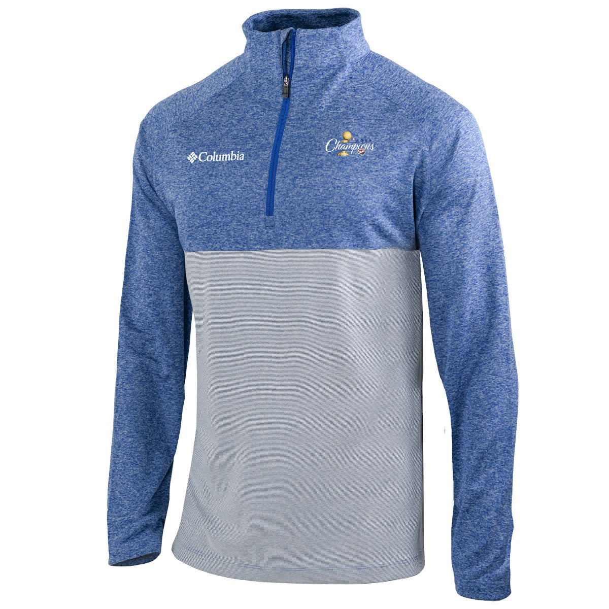Oklahoma City Thunder 2025 NBA Finals Champions Rockin' It Raglan Omni-Wick Quarter-Zip Pullover - Blue | Columbia online
