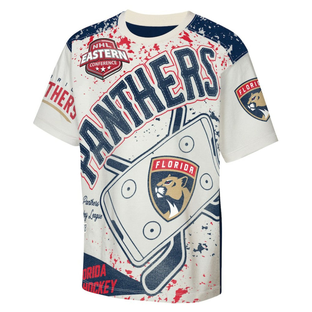 Florida Panthers Outerstuff Youth Top Player T-Shirt Cream