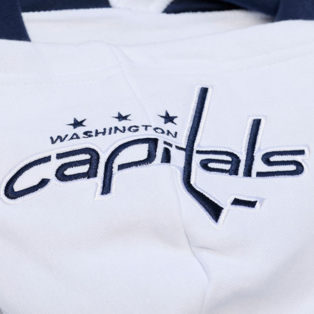 Washington Capitals Mitchell & Ness Arctic Fleece Hoodie White