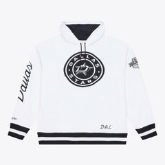 Dallas Stars Mitchell & Ness Arctic Fleece Hoodie White