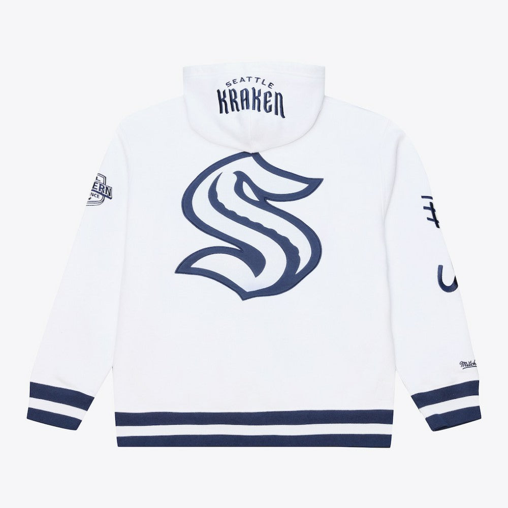 Seattle Kraken Mitchell & Ness Arctic Fleece Hoodie White