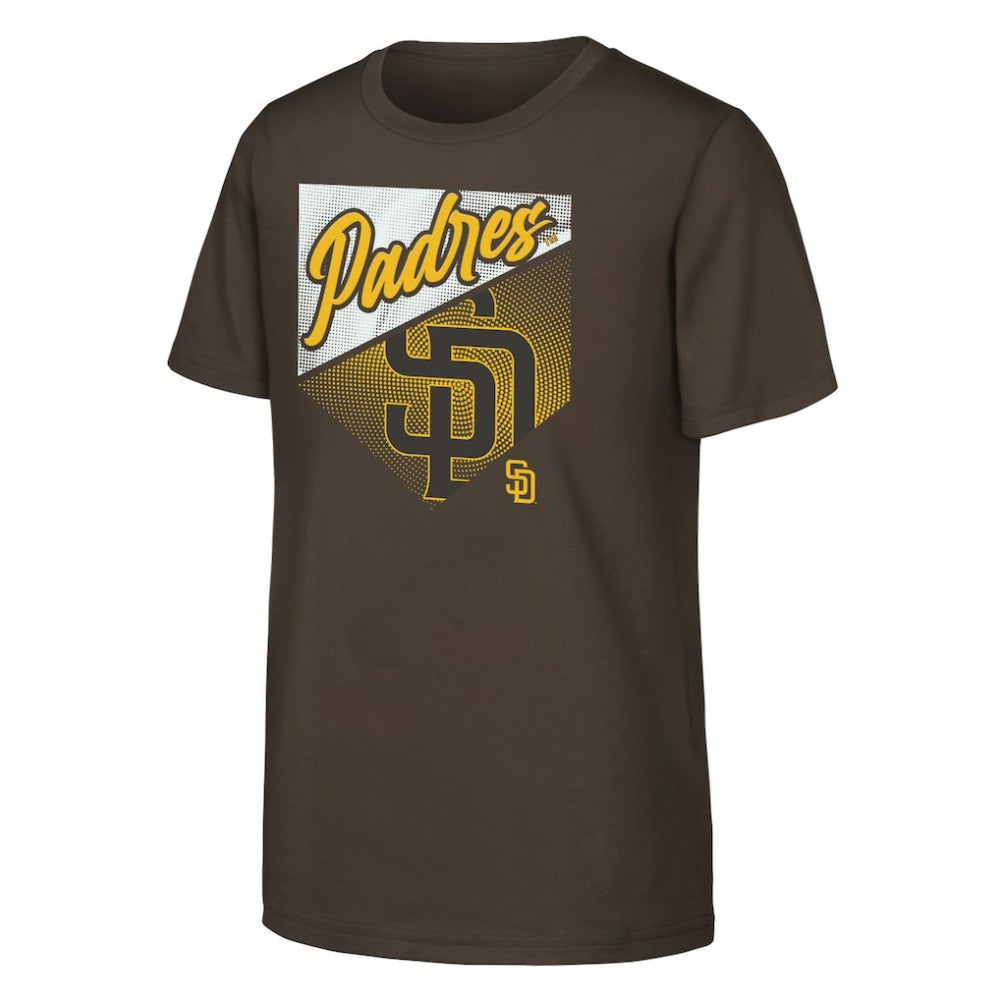 San Diego Padres Outerstuff Youth Prime Plate T-Shirt - Brown