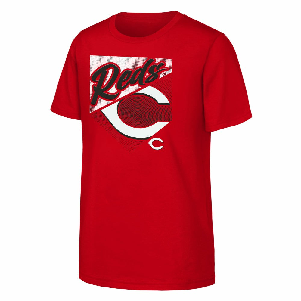 Cincinnati Reds Outerstuff Youth Prime Plate T-Shirt - Red