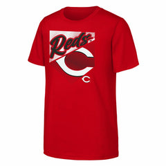 Cincinnati Reds Outerstuff Youth Prime Plate T-Shirt - Red