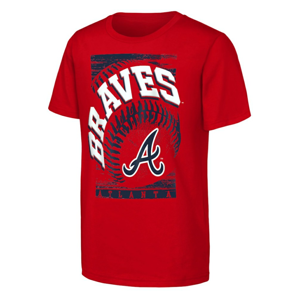 Atlanta Braves Outerstuff Youth Speed Pitch T-Shirt - Red