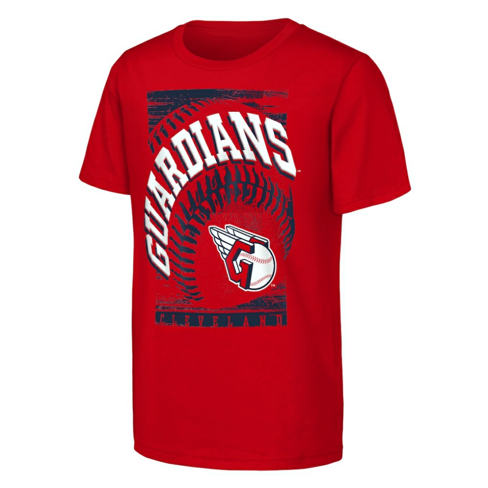 Cleveland Guardians Outerstuff Youth Speed Pitch T-Shirt - Red