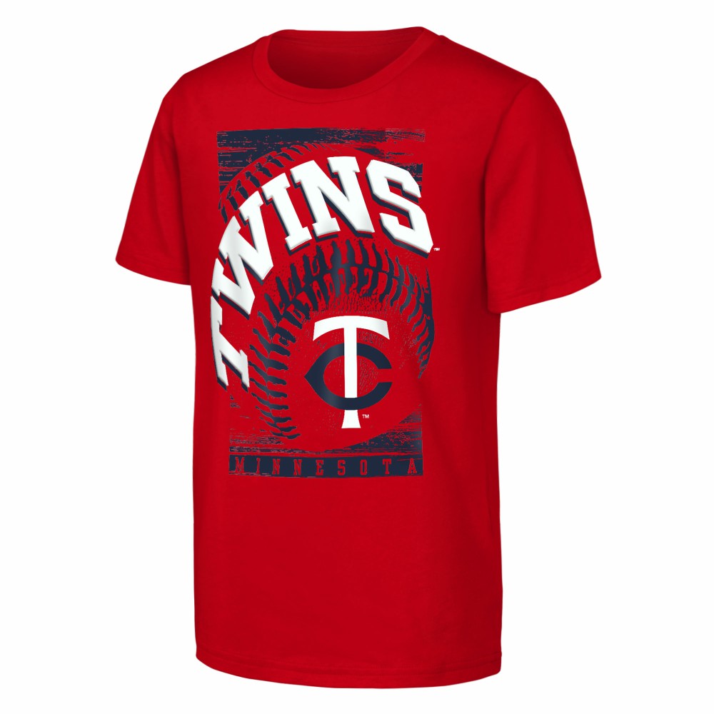 Minnesota Twins Outerstuff Youth Speed Pitch T-Shirt - Red