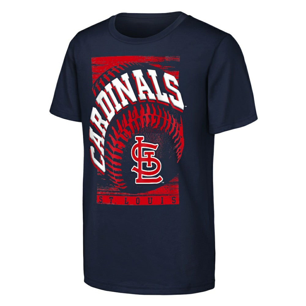 St. Louis Cardinals Outerstuff Youth Speed Pitch T-Shirt - Navy