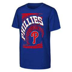 Philadelphia Phillies Outerstuff Youth Speed Pitch T-Shirt - Royal