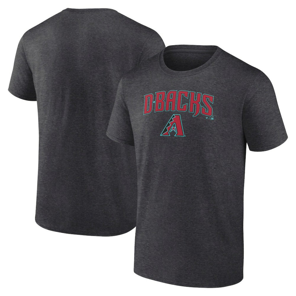 Arizona Diamondbacks Team Lockup T-Shirt - Charcoal