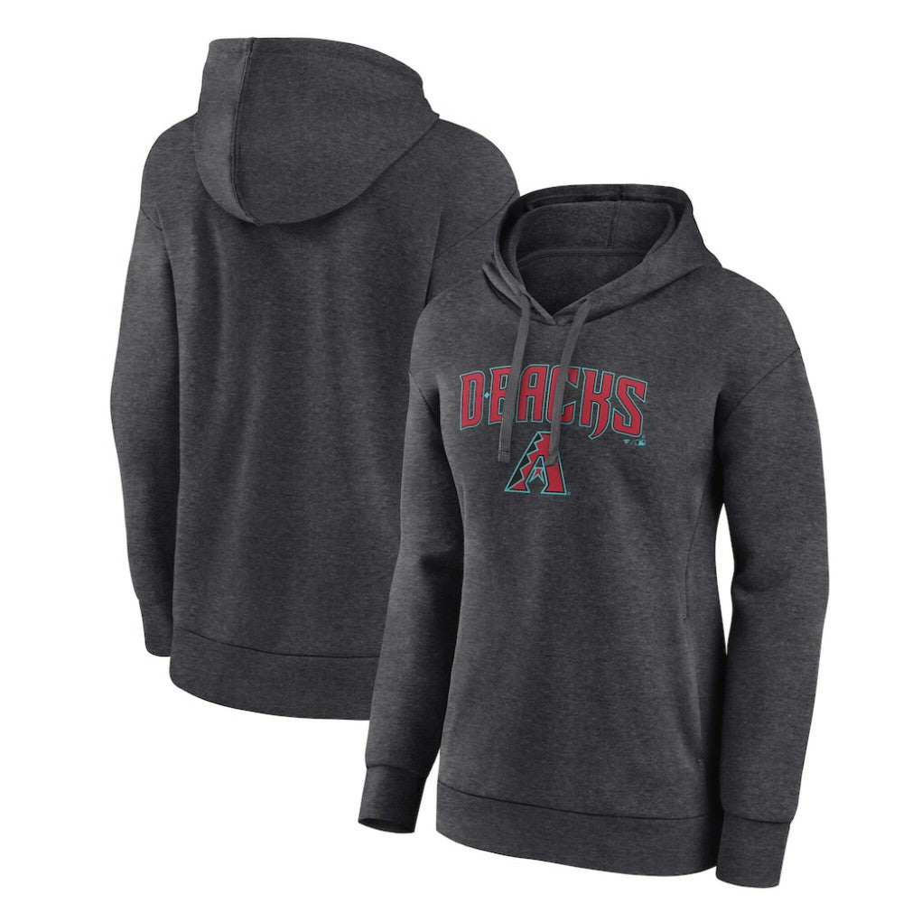 Arizona Diamondbacks Women's Team Lockup Hoodie - Charcoal