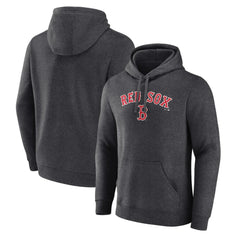 Boston Red Sox Team Lockup Hoodie - Charcoal