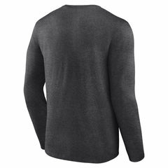 Cincinnati Reds Team Lockup Long Sleeve T-Shirt - Charcoal