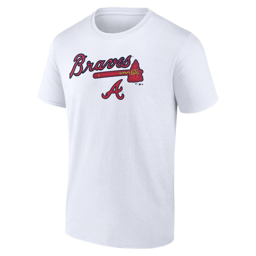 Atlanta Braves Team Lockup T-Shirt - White
